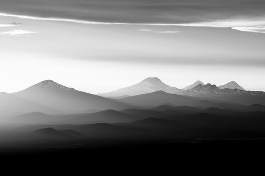 Three Sisters Black and White - Photography by Pete Alport