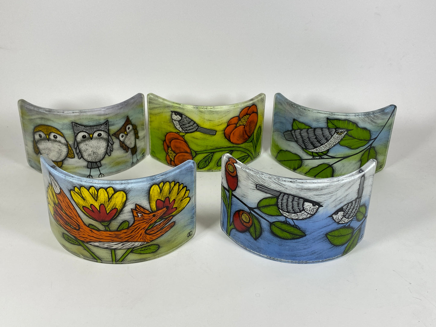 3x6 Candle Screen by Silly Dog Art Glass