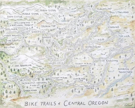 Bike Trails of Central Oregon by Hikerbooty