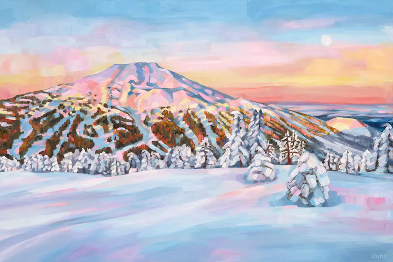 Mount Bachelor (Winter) by Sheila Dunn
