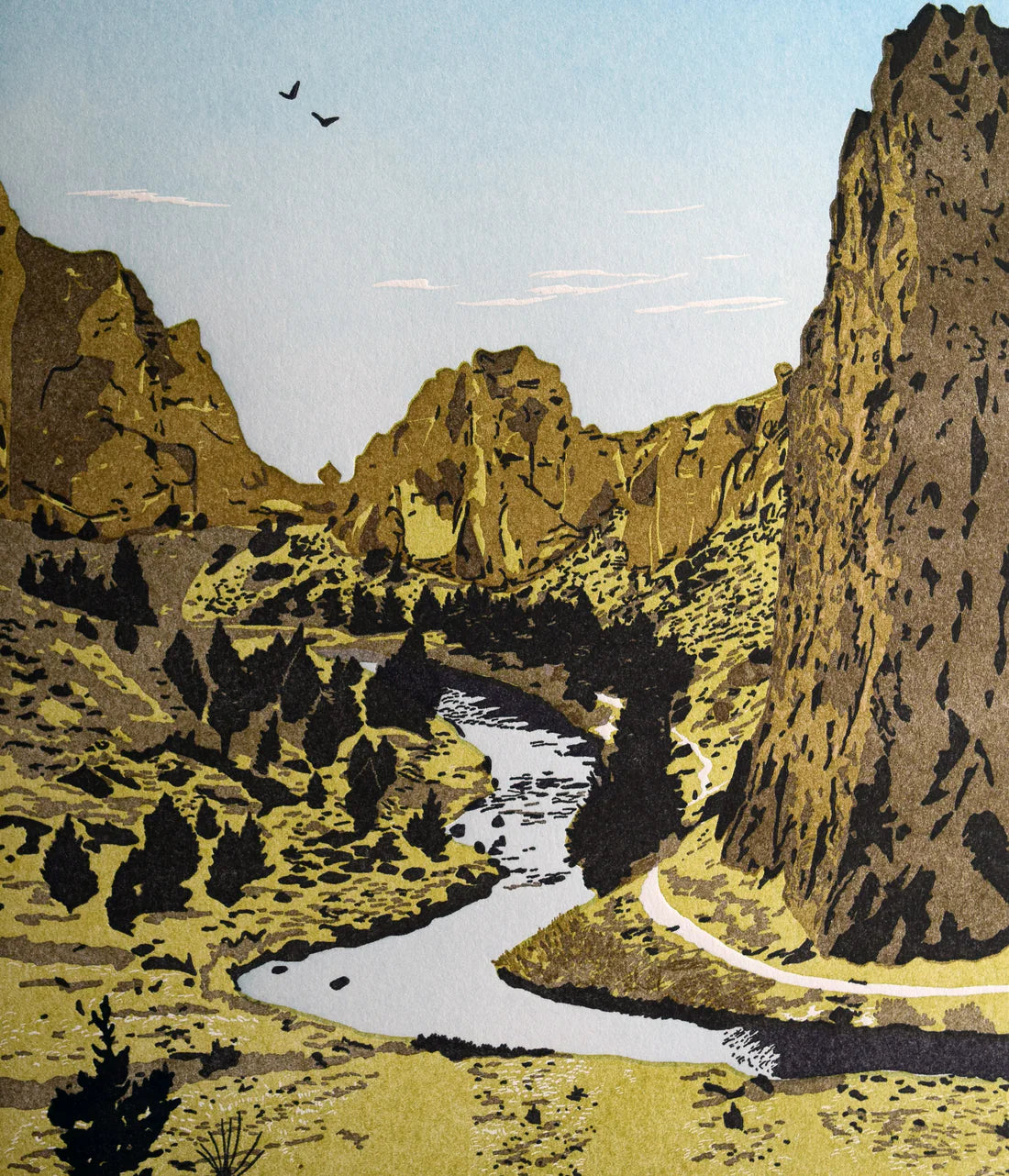 Beholden, Smith Rock  Print by Quail Lane Press