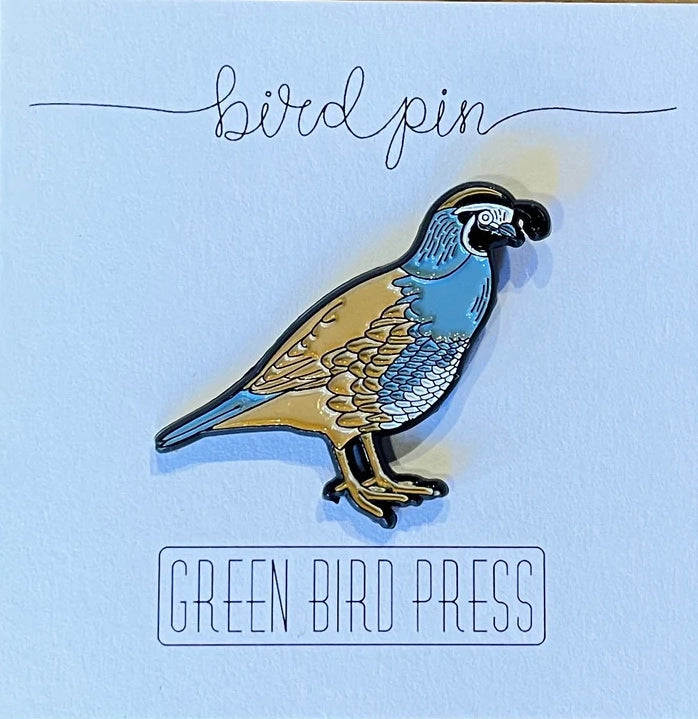 Various Apparel Pins by Green Bird Press