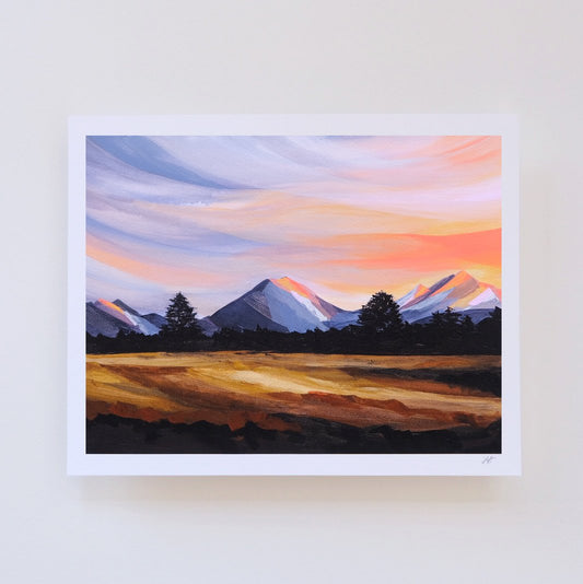 Three Sisters Sunset by Lindsay Gilmore