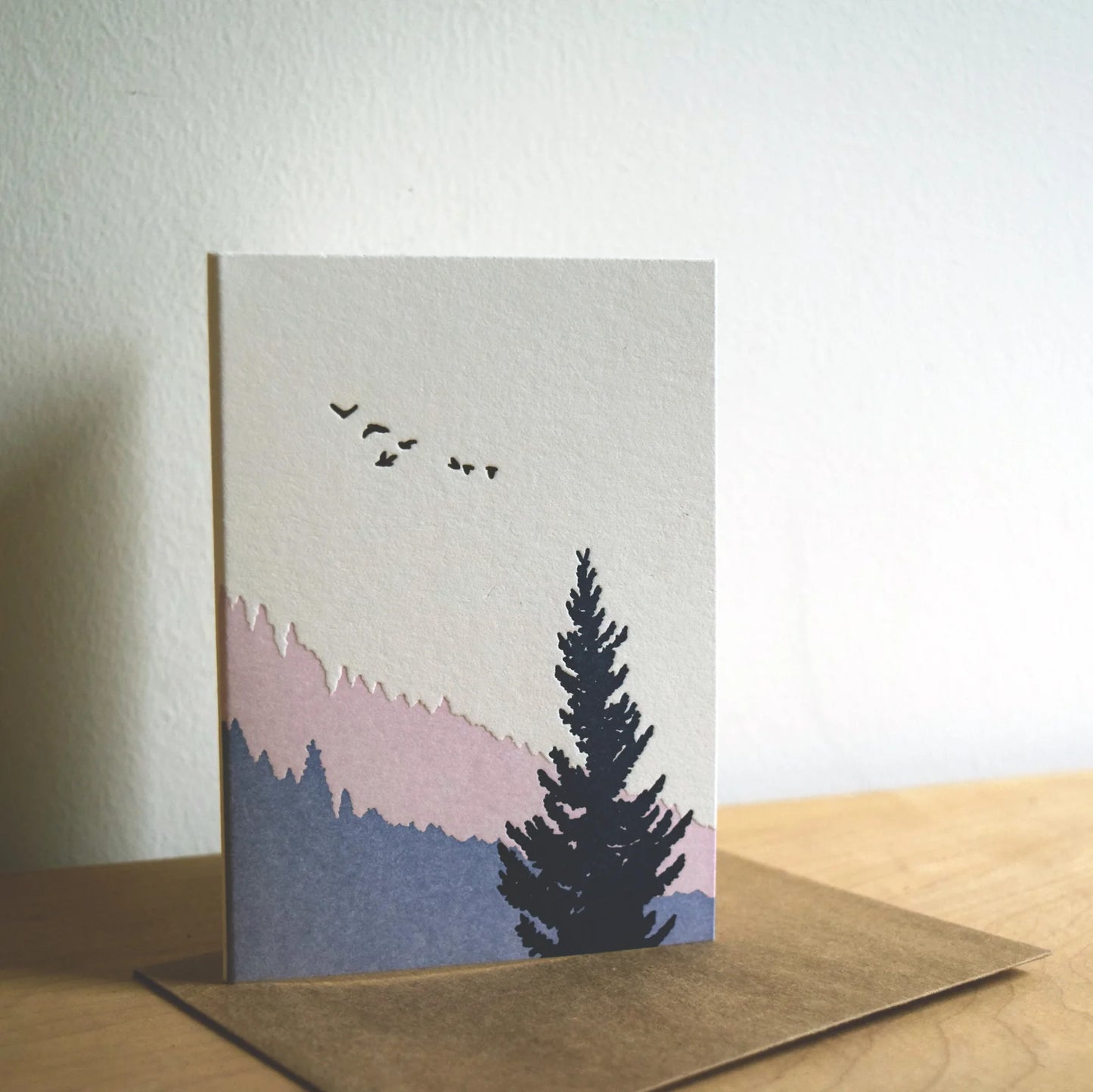 Forest Sunrise Card by Quail Lane Press