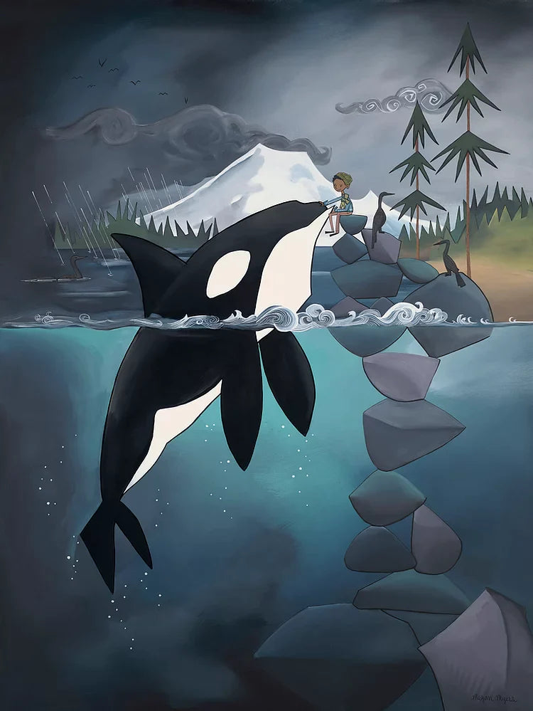 Adventure Boy and Gentle Orca #49 by Megan Marie Myers