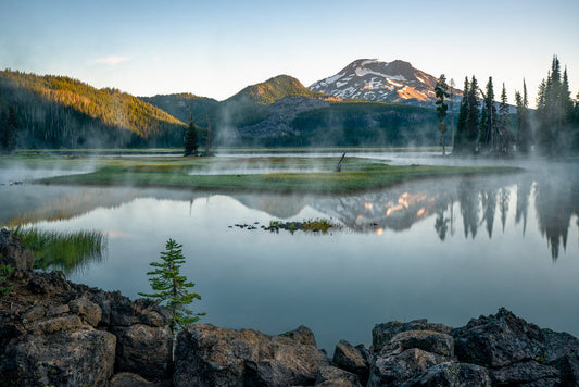 Framed - Sparks Lake Sunrise by Extreme Oregon