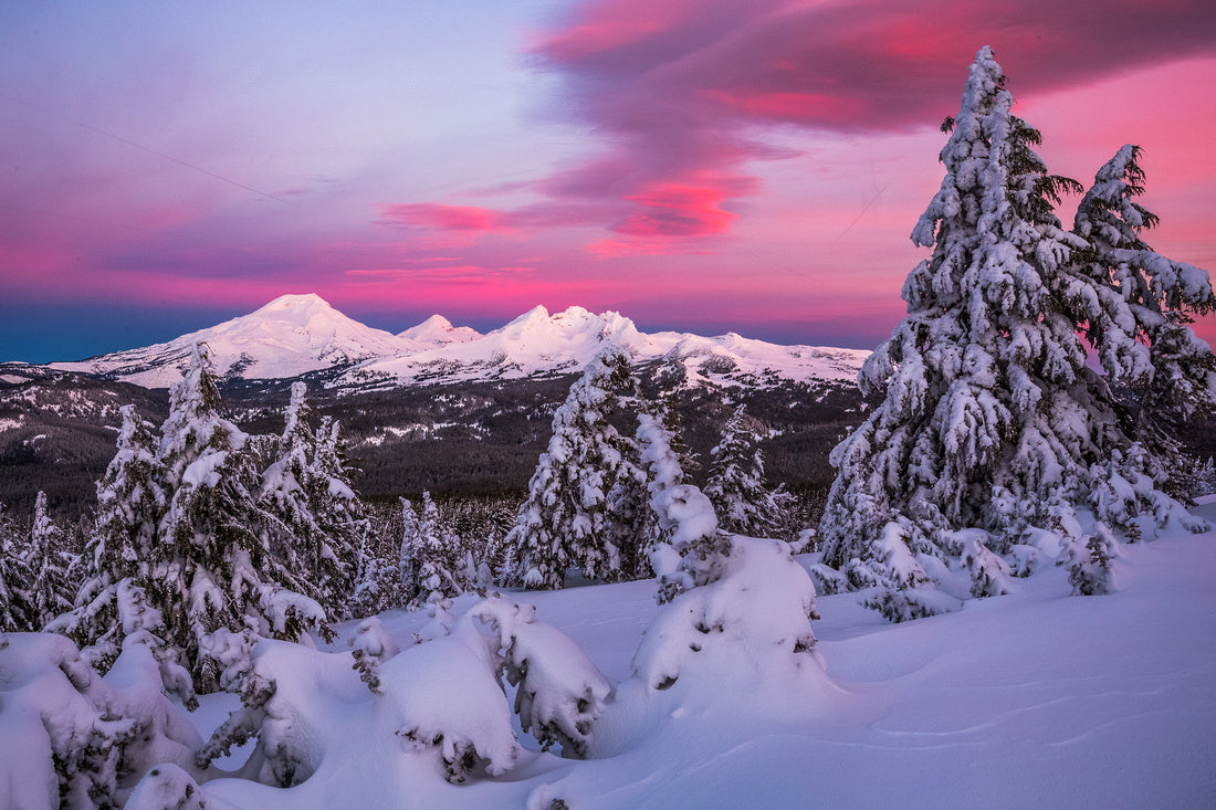 Tumalo Mountain Winter Sunrise by Extreme Oregon